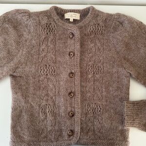 Sezane Taupe Evy Cadigan